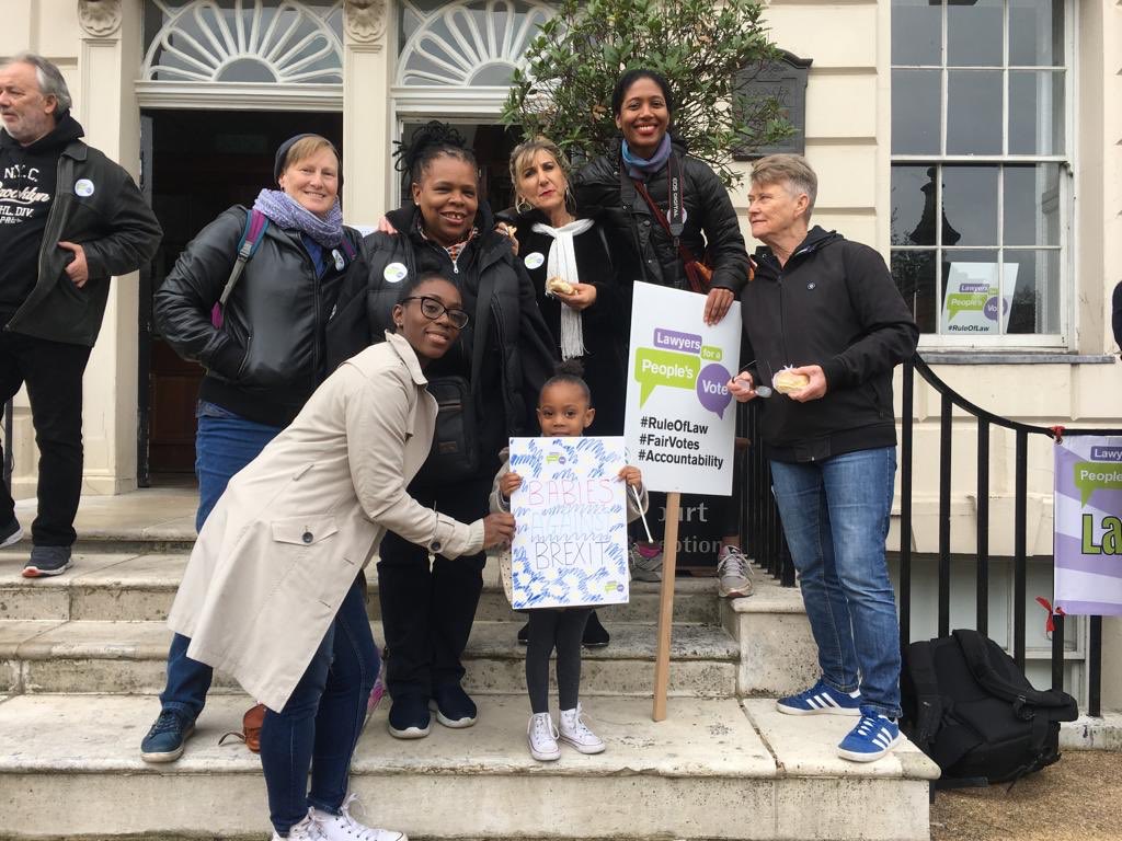 cyriliadavies's tweet image. Brexit March for the People’s vote here we come! #RemainInTheEU #remainernow #PeopleVote #babiesagainstbrexit 
@GCCcivillibs @gardencourtlaw @MWillisStewart @thaliamaragh @bookerphotos @JudeLanchin