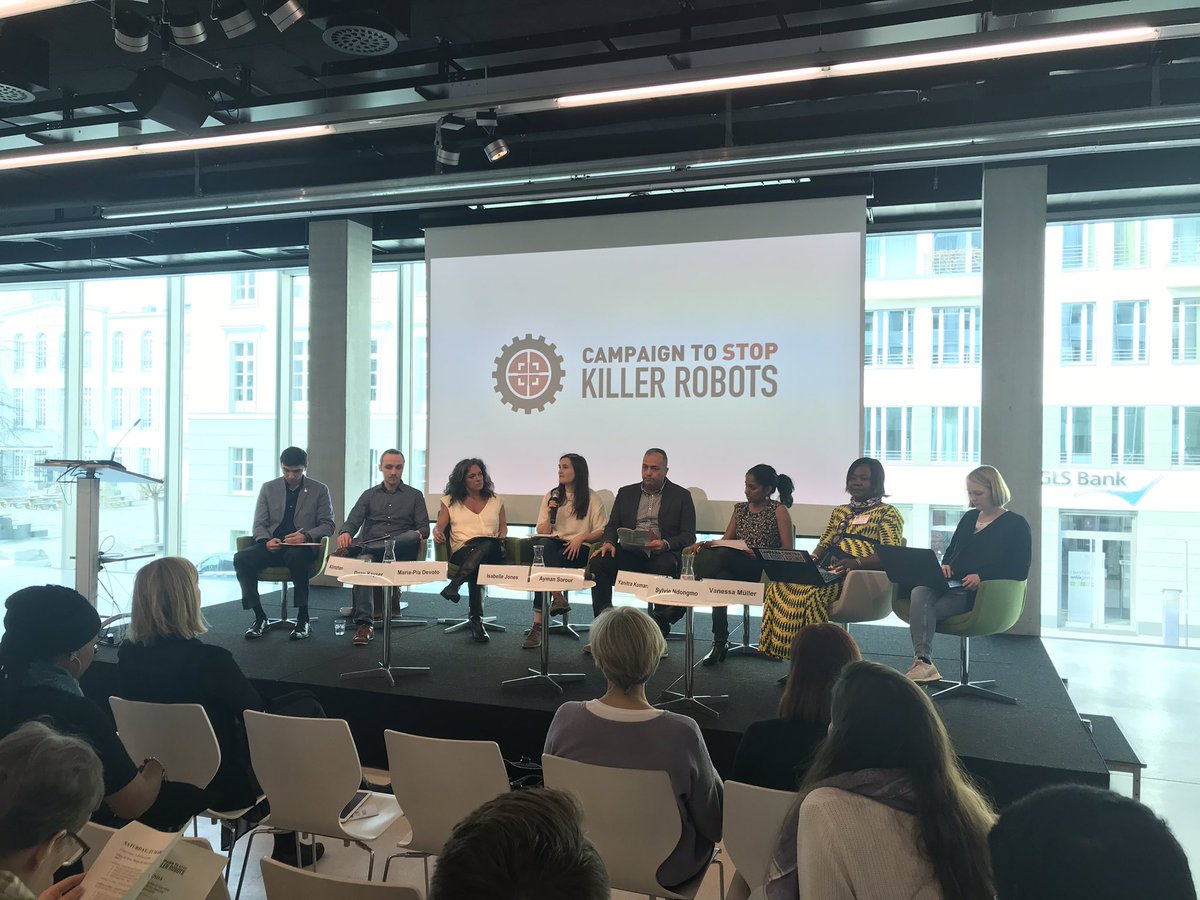 sigridzh's tweet image. 4th plenary in Berlin: National and regional work to prohibit killer robots. 

Looking forward to discussing what we as Norwegian civil society can do to push @NorwayInGeneva @NorwayMFA to act. Time is essential, champion states must come forward! 

#killerrobotsGer