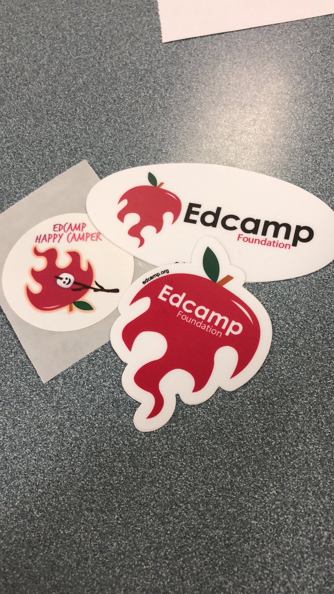 So excited for #EdCampHappyCamper! @MsEarnest17 @DynamicDuda338 @Principal_H