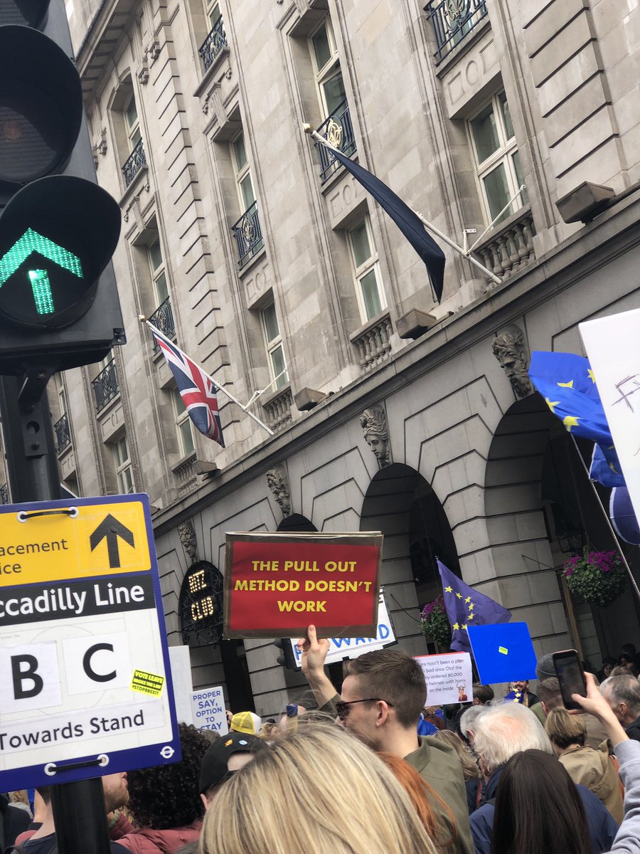 TheVeryRealAlex's tweet photo. Some very strong contenders on #SignWatch #PeoplesVoteMarch https://t.co/we0VFcEoMe