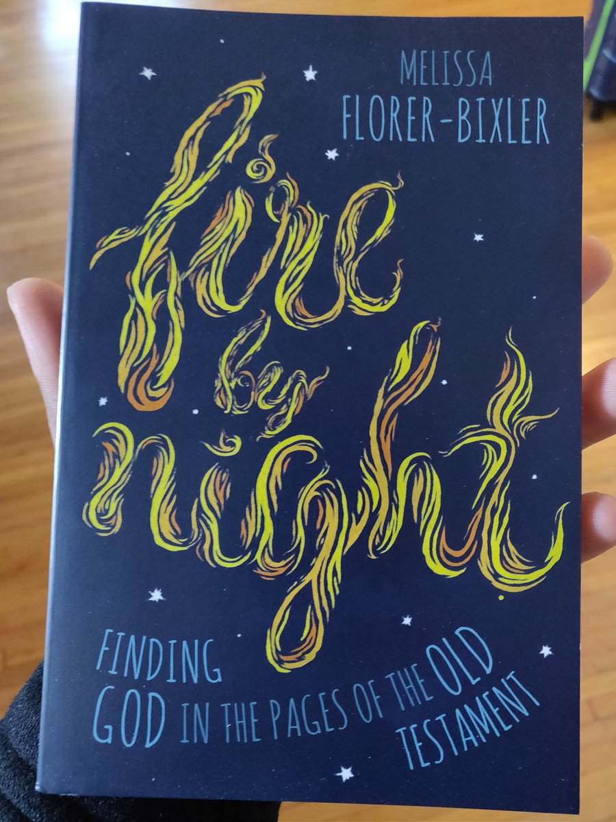 DruHart's tweet photo. I got an advanced copy of #FireByNight by @HeraldPress author @MelissaFloBix. It is a beautiful and thoughtful engagement with the Old Testament. If you already follow Melissa on Twitter then you know you are in for a treat. If you don't, start now and then order the book. https://t.co/rfJebzjYl5