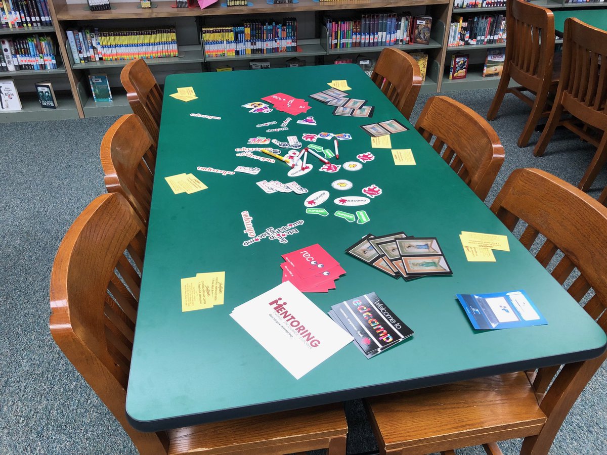 WMSPal's tweet photo. All set up for #edcampSDAMLE! Where to stop first? Prizes? Swag? Donuts & Coffee? @EdcampUSA
@EdSDAMLE https://t.co/pTvT1nz6LE