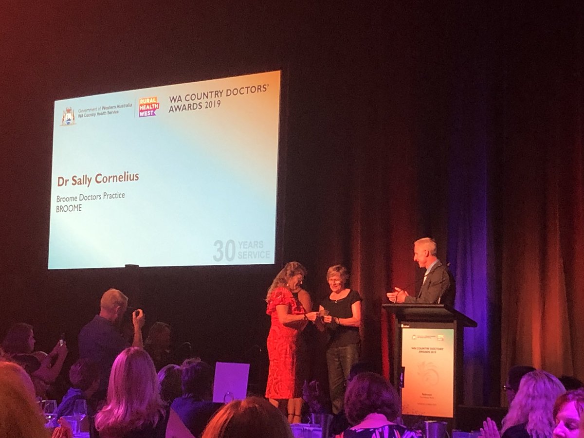 RuralDocsWA's tweet photo. Honouring doctors for their longevity of service. 40, 30 and 20 years of service. We thank you #wacountrydoctorsawards https://t.co/SMaMrCmd2R