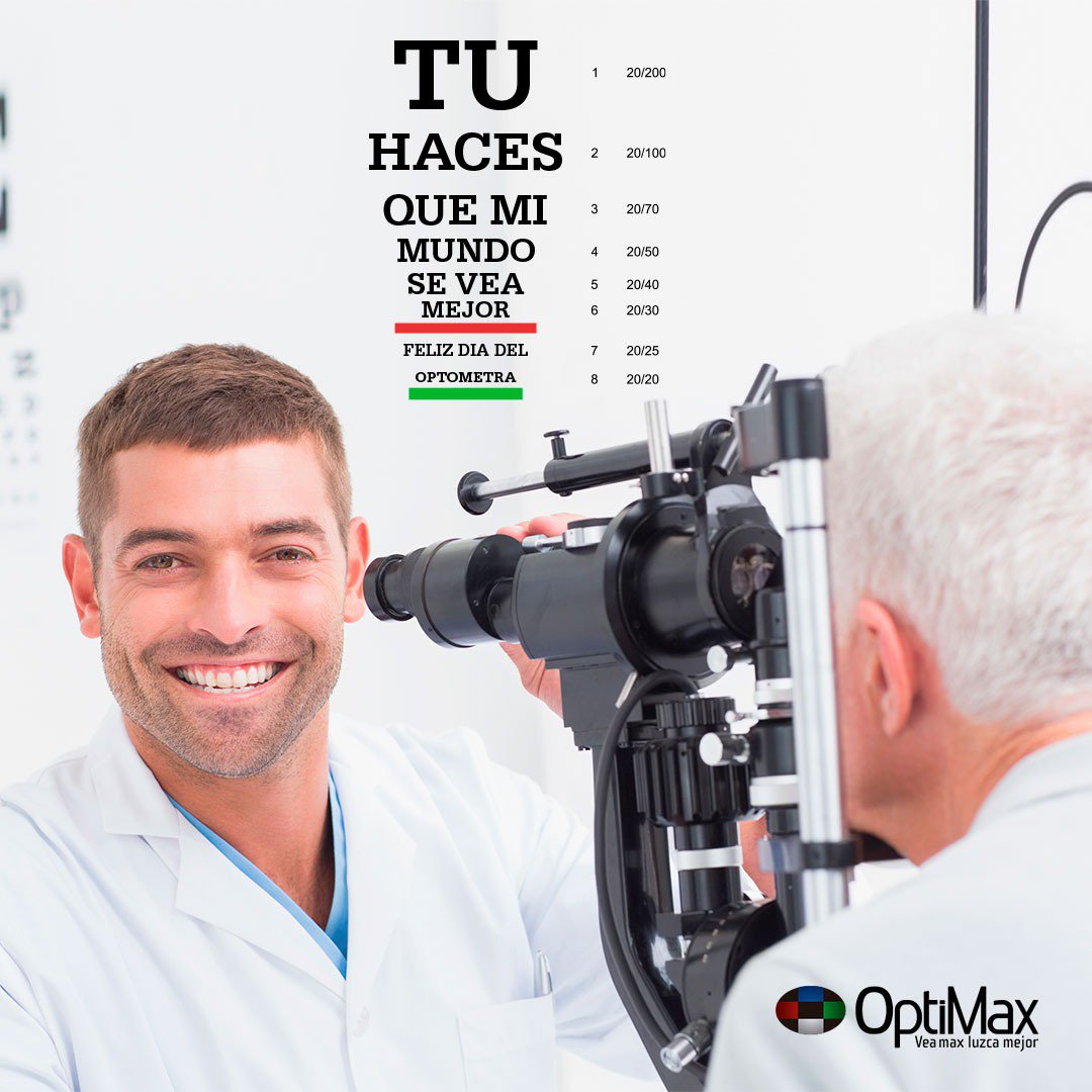 optimaxDR's tweet photo. Tu haces que mi mundo se vea mejor ¡Felicidades Optómetra en tu día!
#optometra #diadeloptometra #optimaxdr #saludvisual https://t.co/C5bRGziBmH