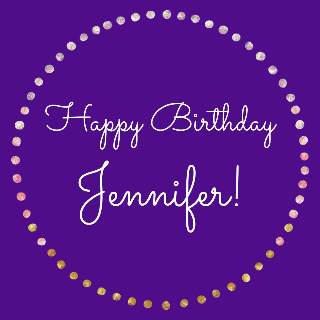 X \ Louisiana State University HRM on X: "Happy birthday Jennifer! https://t.co/n9nHNZ8SpJ"