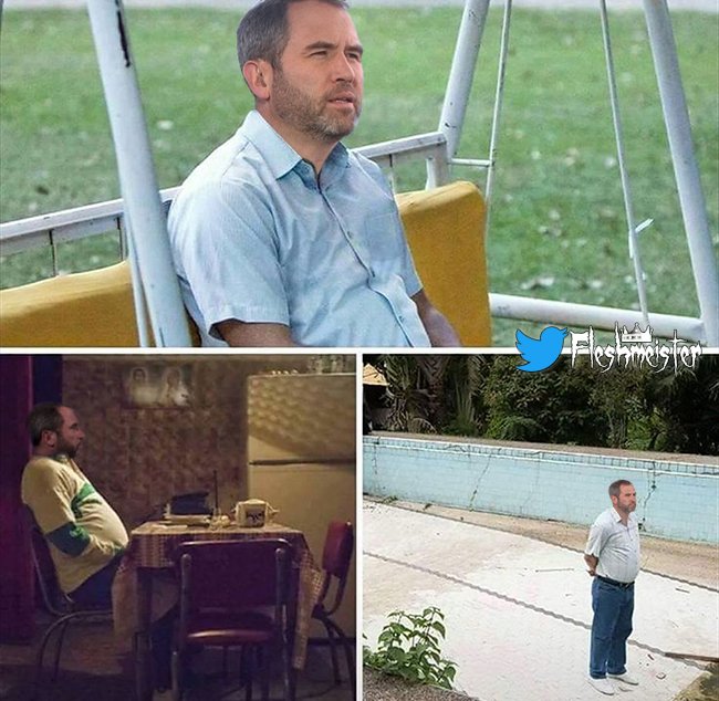 <a href="/bgarlinghouse/">Brad Garlinghouse</a> waiting for crypto to mature be like.. Waiting for the next bullrun be like.. etc etc #xrpthestandard