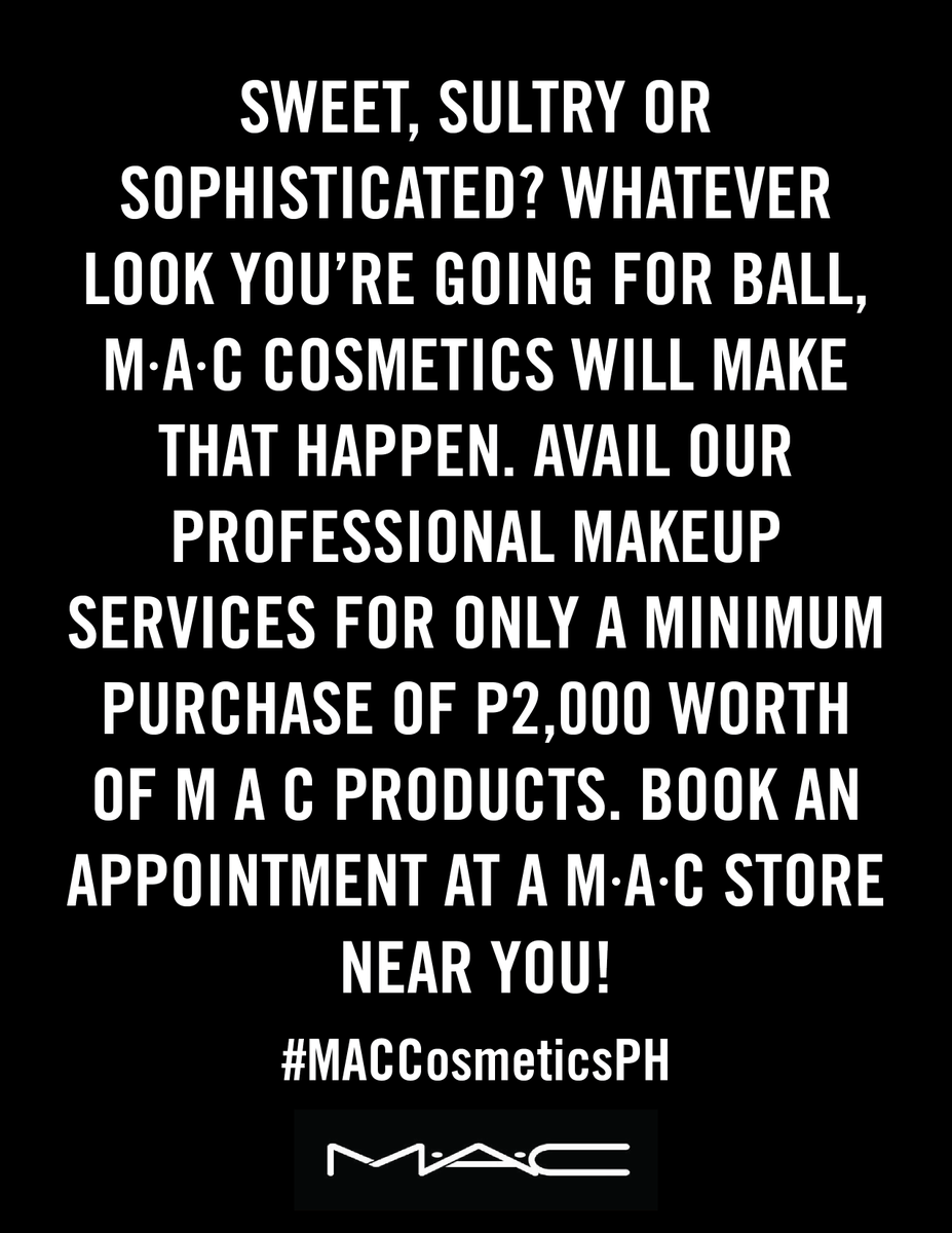 Halina2019's tweet photo. Can't get enough of MAC? They can't get enough of you too! Check out their new x-deal promo! 😍 Come and get it while it's hot! https://t.co/tRtkBSH4cd