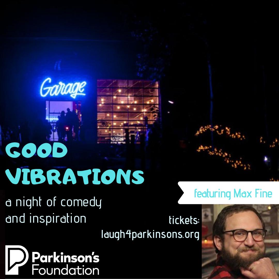 ParkinsonDotOrg's tweet image. Will we see you tonight in Atlanta? Join us for Good Vibrations, a night of comedy and inspiration @MondayNight tonight! Silent auction begins at 4:30 with live comedy at 6. Get your tickets: buff.ly/2u4SgT1. #beatPD #livecomedy #standuptoparkinsons