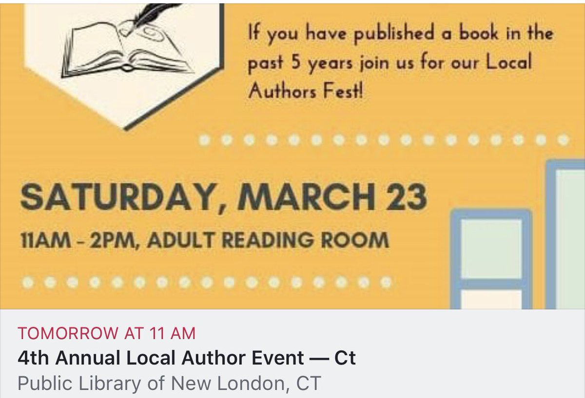 Letters2Annie's tweet photo. Book event today- March 23 in New London — at https://t.co/1rQiGUqoVj #newlondon #books #indieauthor #ww2 #novel #ct https://t.co/KHki97Pgw2