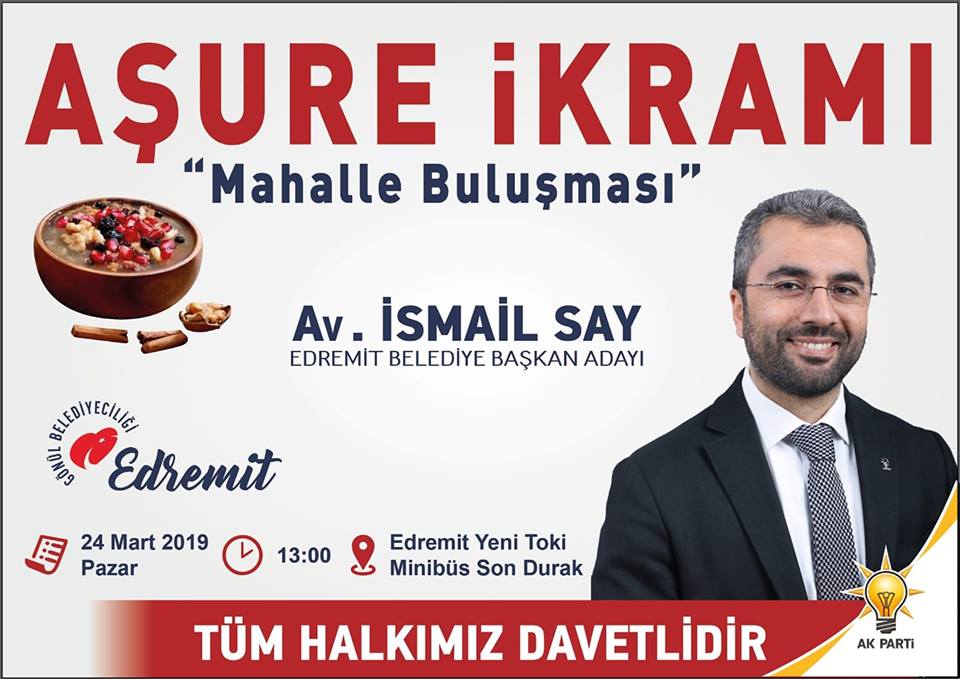 Tüm Halkımız Davetlidir.
<a href="/OsmanGulacarTR/">Osman Nuri Gülaçar</a> 
@FanKayhan 
<a href="/NecdetTakva/">Necdet Takva</a> 
@av_ismailsay 
<a href="/SavasN_Kiylik/">Savaş Nurullah KIYLIK</a> 
@NiyaziKaplan17 
<a href="/AKKADINLAREDRE1/">AKKADINLAR__EDREMIT VAN</a> 
<a href="/akgenclikvan/">AK Gençlik Van</a> 
<a href="/Hilay1606/">Hilây Birây🟢🇹🇷</a> 
<a href="/BesnaOkan/">besna Okan</a>