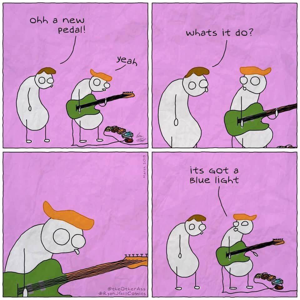 Sometimes it's only about the light factor #gearhead #guitar