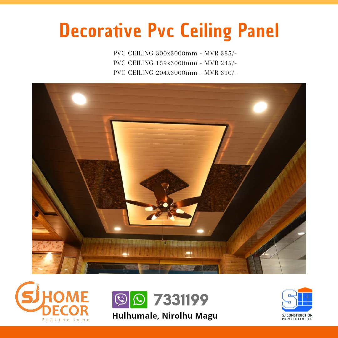 sjgroup_mv's tweet image. Decorative PVC Ceiling Panel 
#decoracion #ceilingsystem #homedecor #smartliving #SJHomeDecor