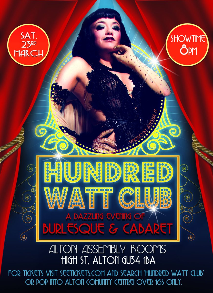 Pre-sale tickets are now closed for our #Alton show!

There will be a small few tickets available on the door at <a href="/AAssemblyRooms/">Alton Assembly Rooms</a> tonight at £15 each, you'll need to bring cash for these! 

Show starts at 8pm - see you there!