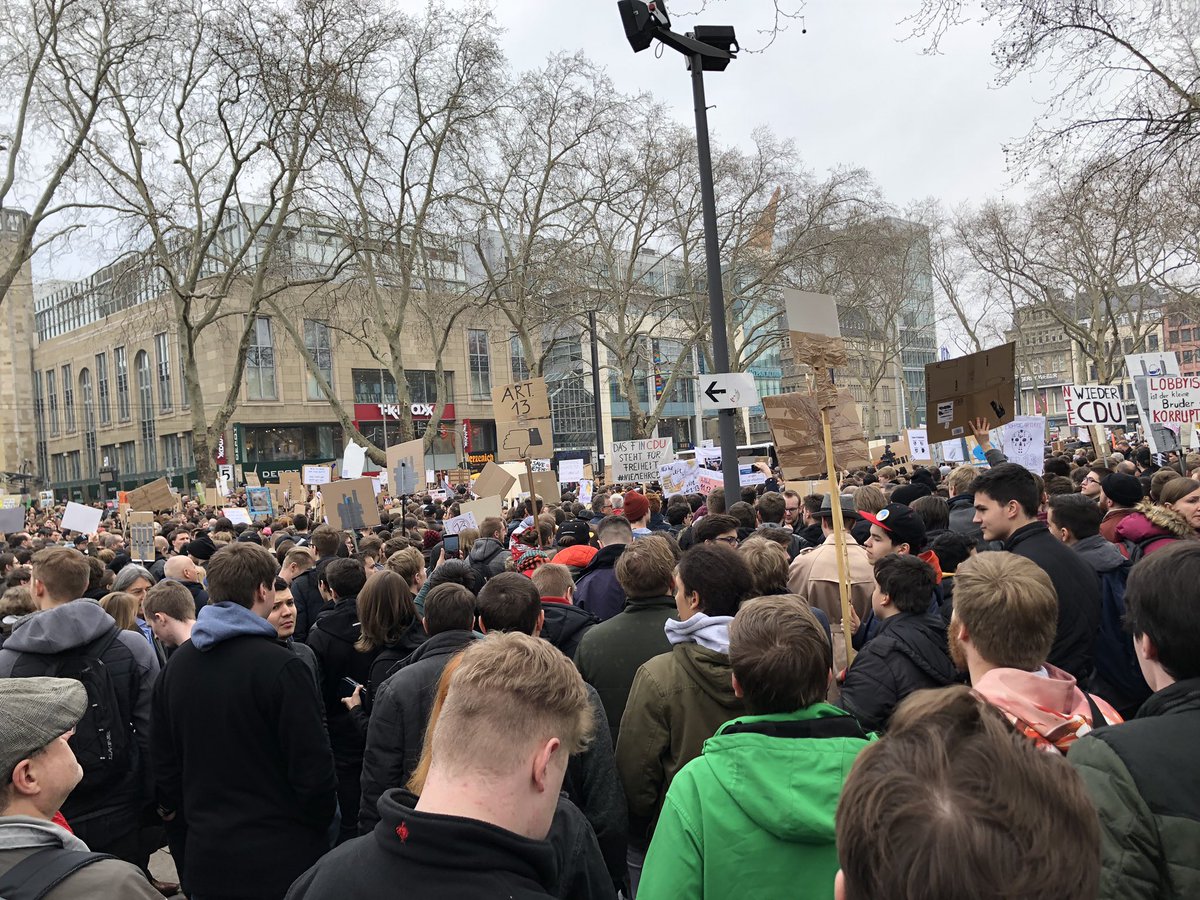 #artikel13demo in  #köln