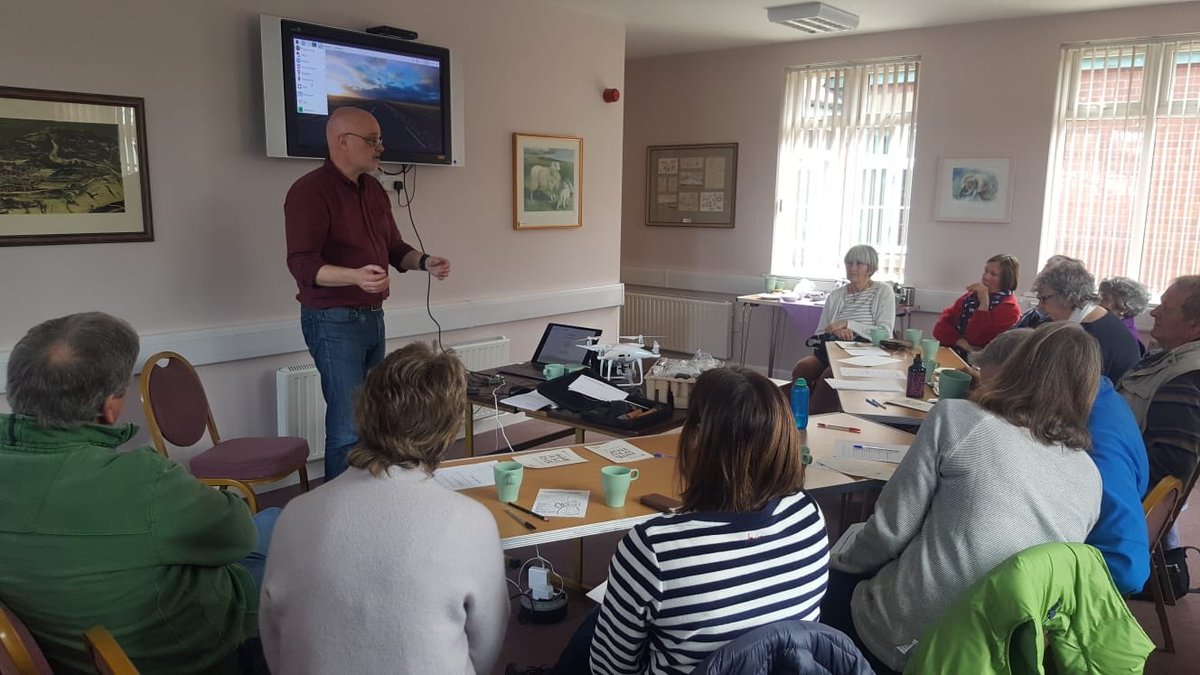 PLANED_Cymru's tweet photo. Penwythnos prysur arall i #TimPLANED, fel John a Cris ym Maenclochog, yn cefnogi prosiect #DATRIS, a'n Trafodaethau Digidol. https://t.co/X4No9c4idV