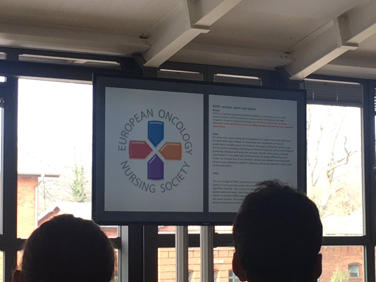 sharp_lena's tweet photo. Dr @rebeccaverity26 chair of the #MON19 present EONS for the master class delegates @cancernurseEU https://t.co/WRUcPOoOyZ