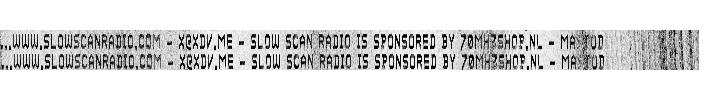 F4ECA's tweet photo. Slow Scan Radio 6070kHz #FeldHell https://t.co/39kP6TbVMK