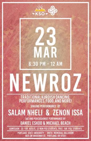 TravelerWeekend's tweet image. #PortlandEvents - #PSU - Today 6:30 pm bit.ly/2URwfCP
Kurdish Newroz Celebration! Music by Salam Nheli and Zenon Issa,  Saz and Percussion performance by Daniel Eshoo &amp;amp; Michael Beach @Portland_State  #DayTrippingPortland #Oregon @DayTrippingPort #Music #Travel