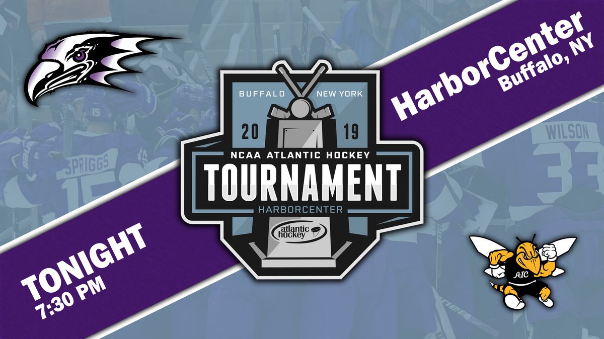 NUPurpleEagles's tweet photo. CHAMPIONSHIP GAMEDAY! @NiagaraMHKY needs your support tonight in HarborCenter as they fight for a spot in the NCAA Tournament! 

@NiagaraUTickets is open NOW and will be open until 4:30pm! Make sure you've got a seat!

🎟️: 716-286-TIXX (8499)
---OR---
🎟️: tbosket@mail.niagara.edu https://t.co/AwhiCRXK8A