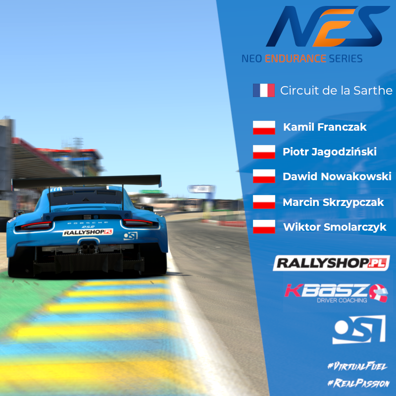 TRITONRacing's tweet photo. @NEOendurance Series is coming to the end

Mystic Circuit de la Sarthe is the best place for season finale of multiclass racing. But it's even better when this is 2️⃣4️⃣-hour race!

Our whole team will engage to defend Top3 position in GT class! https://t.co/2Q9XZc7fxJ
