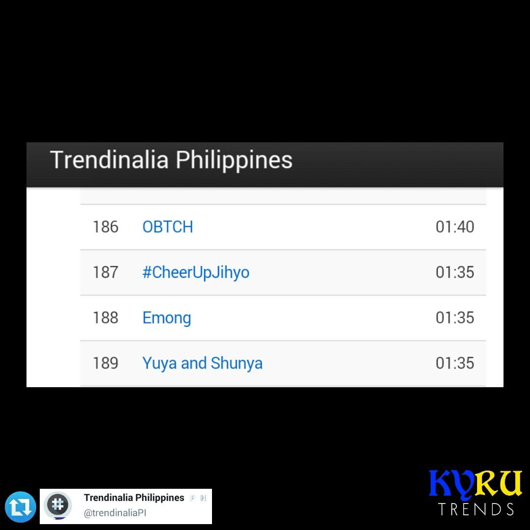KaiReux's tweet photo. Trends : 03.19.19
#TODAParaSaHustisya - 24th spot NW
Emong- 188th spot NW https://t.co/B4u3JcWoAo