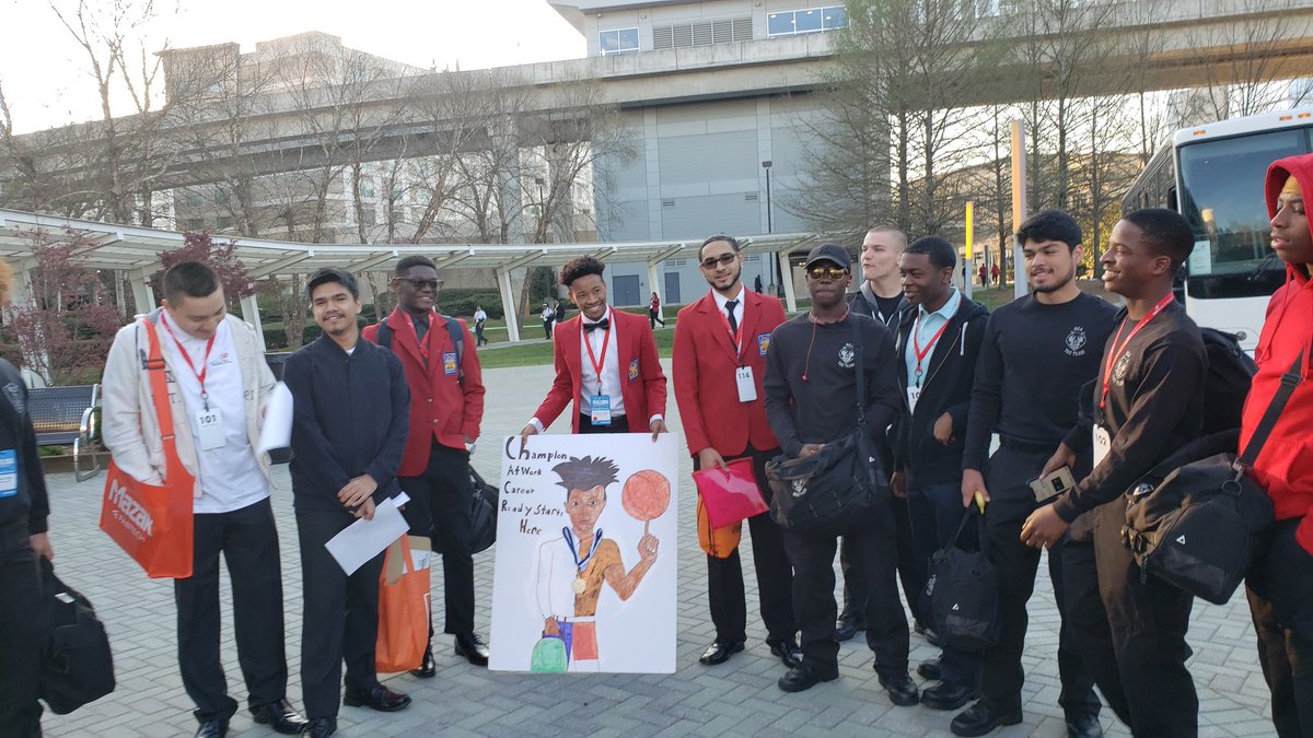 csdavis1970's tweet image. RCA students at SkillsUSA having fun.Great time!