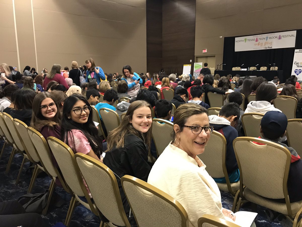 We’re excited to be at #nttbf2019 ! Can’t wait to hear Raina Telgemeier! #WAexcels