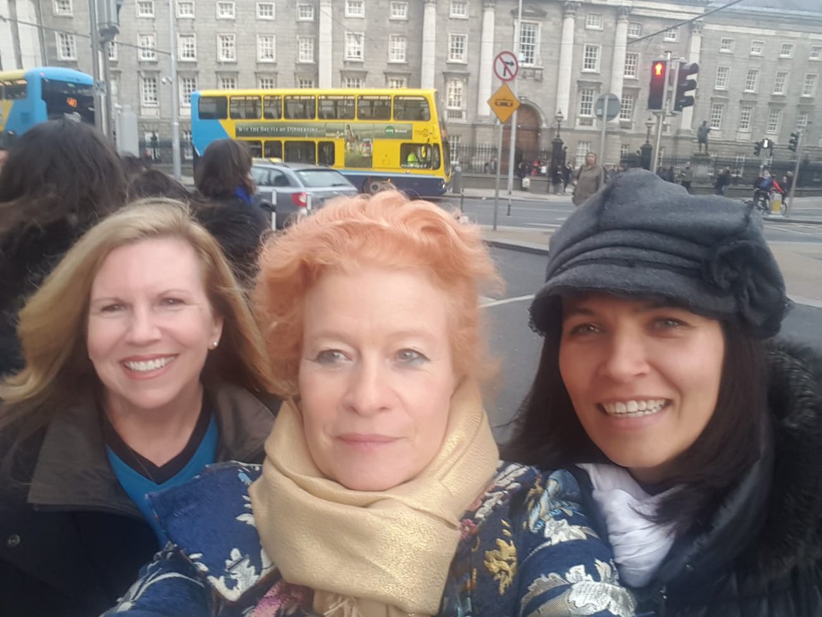 ICFDeutschland's tweet photo. Time to visit Dublin and have some time with coaches 😀Dr. Monika Picker - President ICF Germany with other Chapter Leaders.#GLF2019 #ICFGLF @ICFHQ https://t.co/J3mQobXGv3