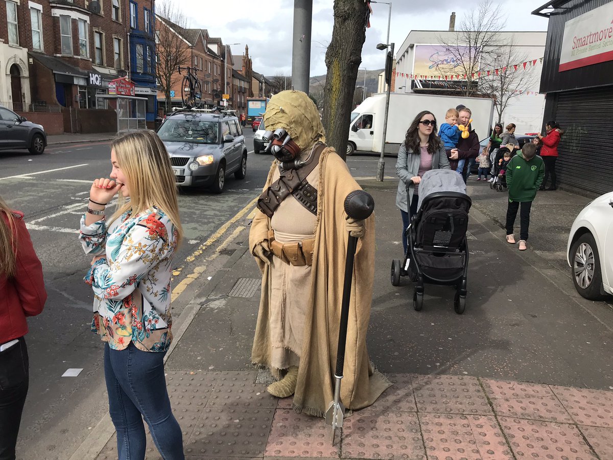 CaralNiChuilin's tweet photo. Congratulations to the Antrim Road Traders & all involved in funday. Road is buzzing & weather great. Out with @SFNorthBelfast soaking up atmosphere. #BuyLocal #SupportYourLocalTraders https://t.co/WSxkgYloSX