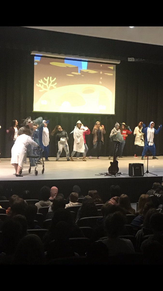 The awesome <a href="/GahannaMSWest/">GahannaWest</a> staff performed an American Idol worthy performance of “Baby Shark” at the GMSW’s annual talent show!