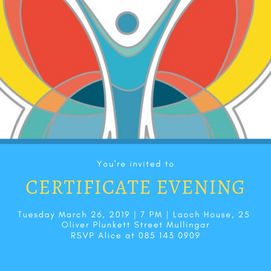trcservice's tweet photo. New premises and certification night on Tue 26/03/2019. An evening of celebrations, food and conversation. Certificates will be present by our local TD @RobertTroyTD @DNNERecoveryCol @aontas @Recovery_Ire #Wellbeing #recovery #community #education #transfromlives https://t.co/bqoKChlUqB