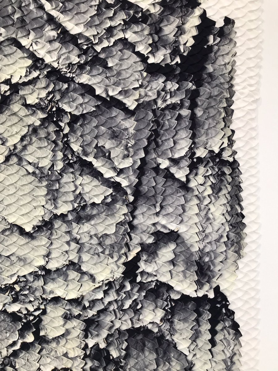 FreelandsF's tweet photo. Alice Channer, Soft Sediment Deformation, Full Body (frown lines), 2018, Chevron pleated inkjet print on and in heavy crepe de chine.
#AliceChanner will be in convo with #HollyHendry and #EdwardBall this Wed at 7pm - free and all welcome - book online:
https://t.co/sjmUmoMYoS https://t.co/3FdQkpTANu