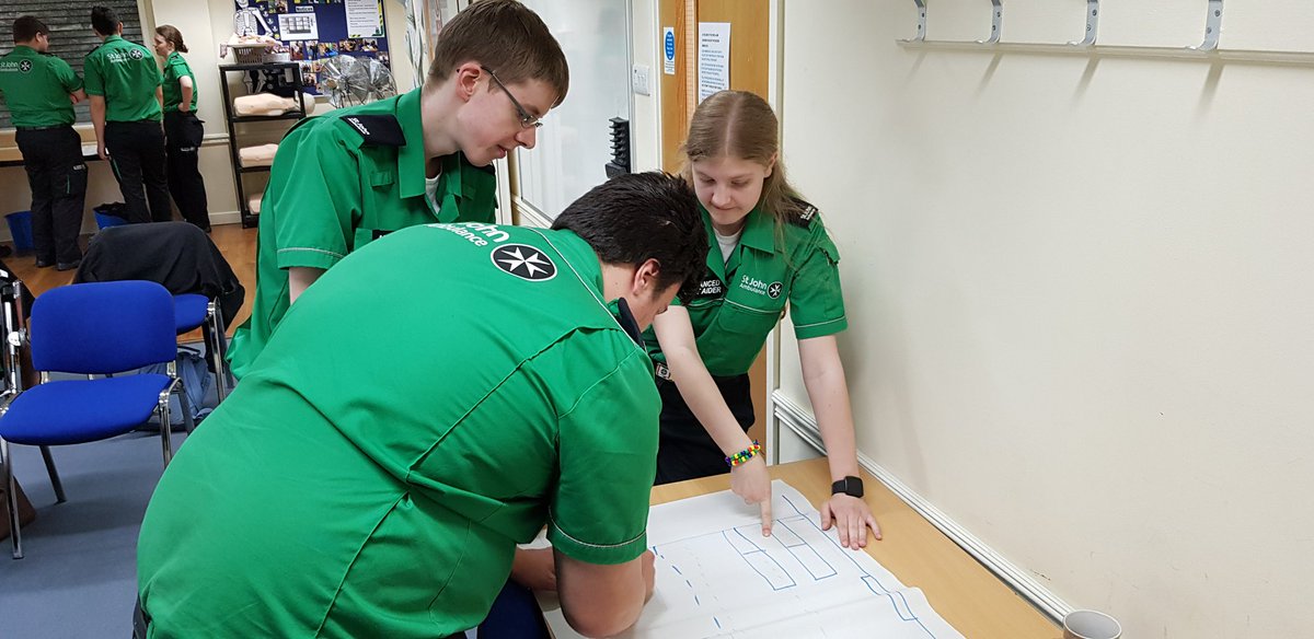 SJAEastComms's tweet photo. Event Comms Lvl2 course in full swing... Control room layout planning https://t.co/AcFdmXOWlV