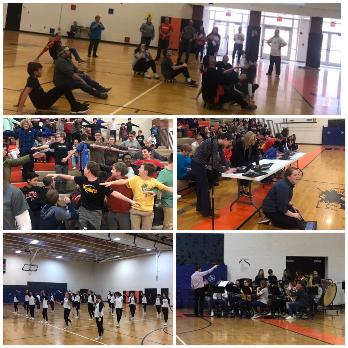 CFMSdiscenzaPal's tweet photo. Student recognition and events for effort in fine arts, academics, service leadership and teamwork (sports and clubs). #FASTtracktosuccess Students may have taken the relay and trivia game but staff took the W in scooter basketball! #CFEVS https://t.co/rcsUSkcRj7