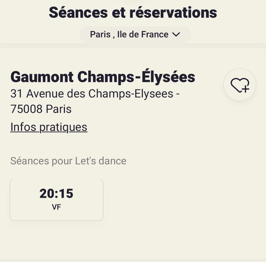 On a réussi !! Il ne devait pas y avoir d’avant première Paris à la base mais la bonne nouvelle est tombé ! Prenez vite vos places les amis c’est un peu à la dernière minutes mais j’ai fait au Max ❤️ à mardi 💪🏼