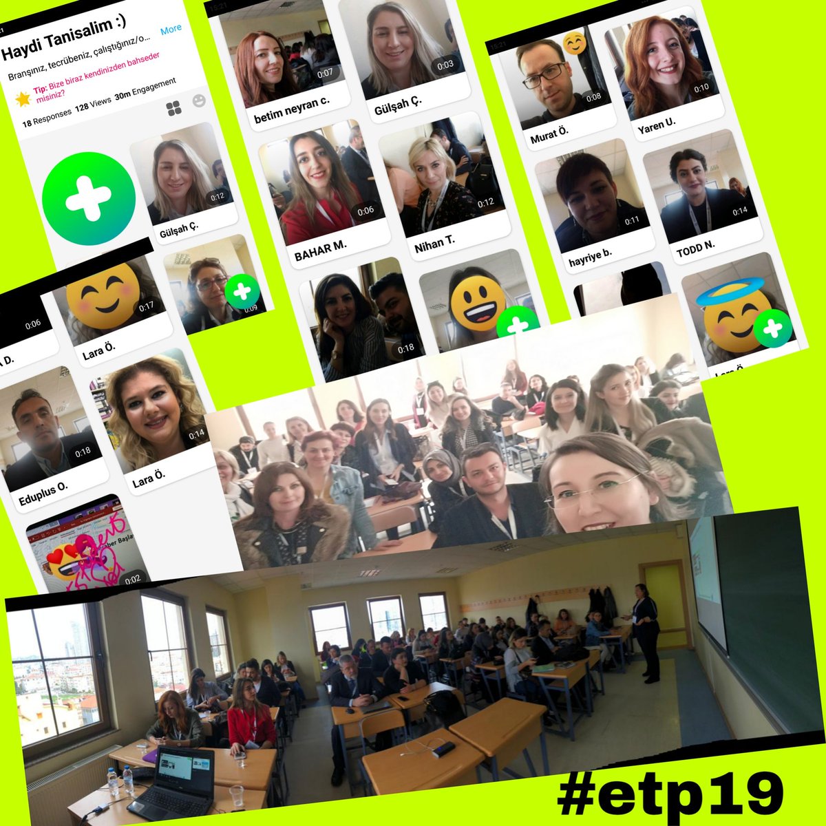 aydanacaryavuz's tweet photo. We had a wonderful workshop and so many responses in such a short time. ๐งก๐๐๐๐คฉ๐ I hope we can keep in touch and #amplifystudentvoice together. Thank you all. #StudentVoice #gridfever #etp19 @Flipgrid @etpistanbul @Floryakolej https://t.co/0zgg5aTp0E