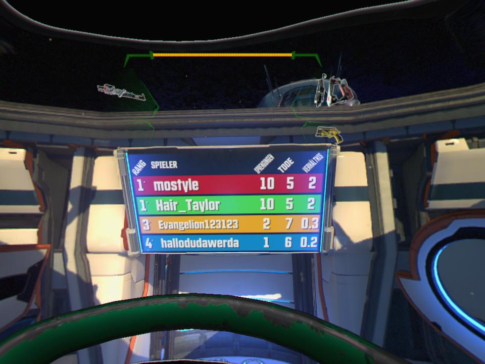 thE_rZA_Cons's tweet image. Space Junkies by @UbisoftVR is great on #PSVR.

BUT @UbisoftVR: You have to implement free rotation as fast as you can! This 30° snap rotation isn't a good idea! To slow if it's getting hectical.

#spacejunkies #ubisoftvr #ubisoft