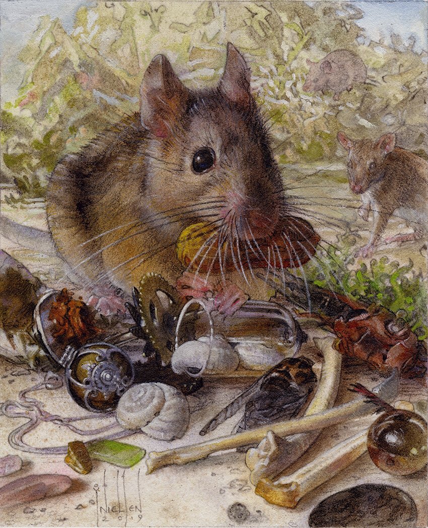 tnielsenart's tweet photo. Sending y’all some cute, Saturday vibes! 💕 I rarely have the opportunity to paint something that falls into the “cute” category, so this was a treat. 😀Tiny 5x6” oil on Arches Oil paper. https://t.co/TtyyKNcHcy