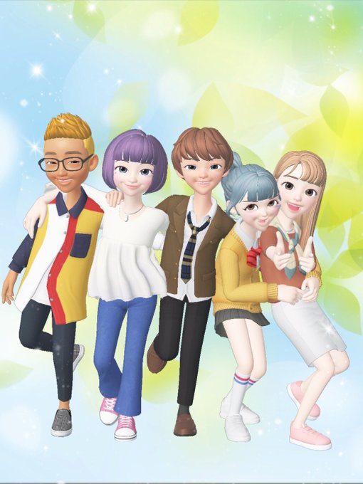 仲良し5人組のtwitterイラスト検索結果 古い順