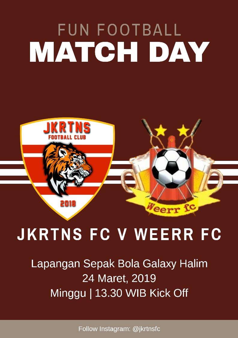 jkrtns_fc's tweet photo. Match Day Again!!
#funfootball #funsoccer #PersijaJakarta #jakmania #jkrtnsfc #PersijaSelamanya #MaBol https://t.co/7u2oKUur2C