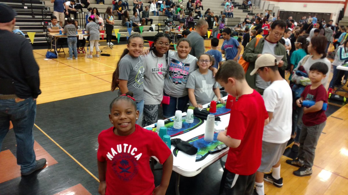 Austinelpride's tweet photo. Austin lion pride represents at the cup stacking competition this morning! #AustinMISD https://t.co/3TVdvjMP5B