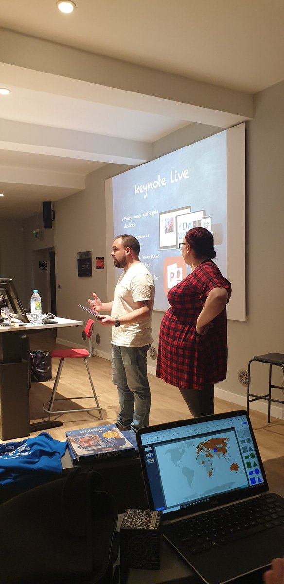 Sarah__Hallam's tweet photo. Brilliant #keynote advice from @Mr_RMorris and @TwhittakerEHU #TELMe #everyonecancreate @AppleEDU https://t.co/YWuIS82keB