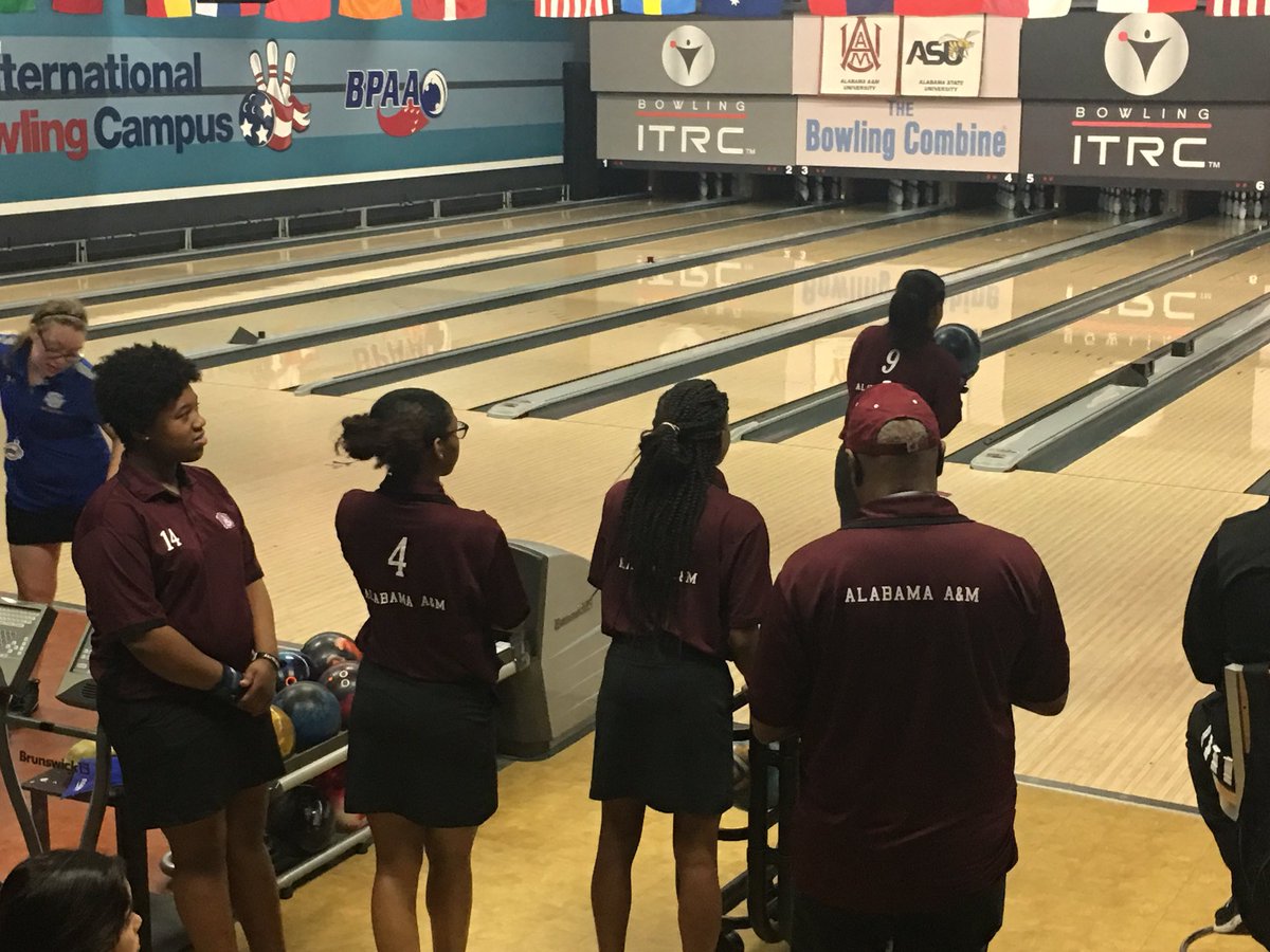 USBC's tweet photo. LIVE NOW: Double-elimination match play at @theswac Bowling Championship is underway at the @BowlingITRC. Watch live coverage of all five rounds today on https://t.co/gs2oNY5XwS.

#SWACBowling #AFutureForTheSport https://t.co/XTF1f50OFj