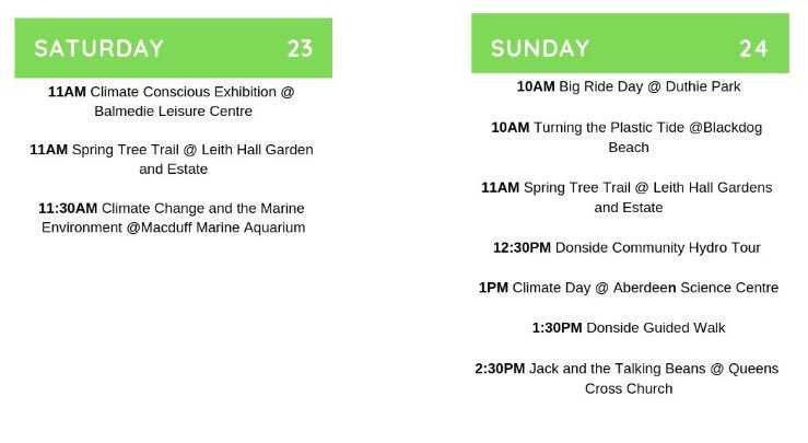 Last few days of #climateweeknortheast ! Join in on a tree trail, beach clean or guided walk this weekend. #cwne19