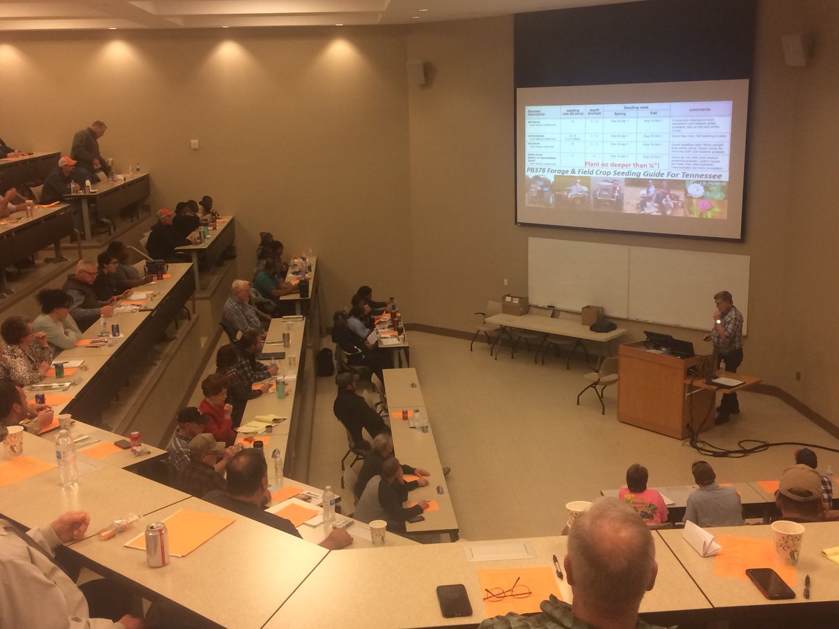 wabruhin's tweet photo. 2019 Knoxville Area Advanced Master Beef class is underway. Forage production and weed control on the program this morning. 110 beef producers participating. #MasterBeef https://t.co/pIJoKzLQ2t