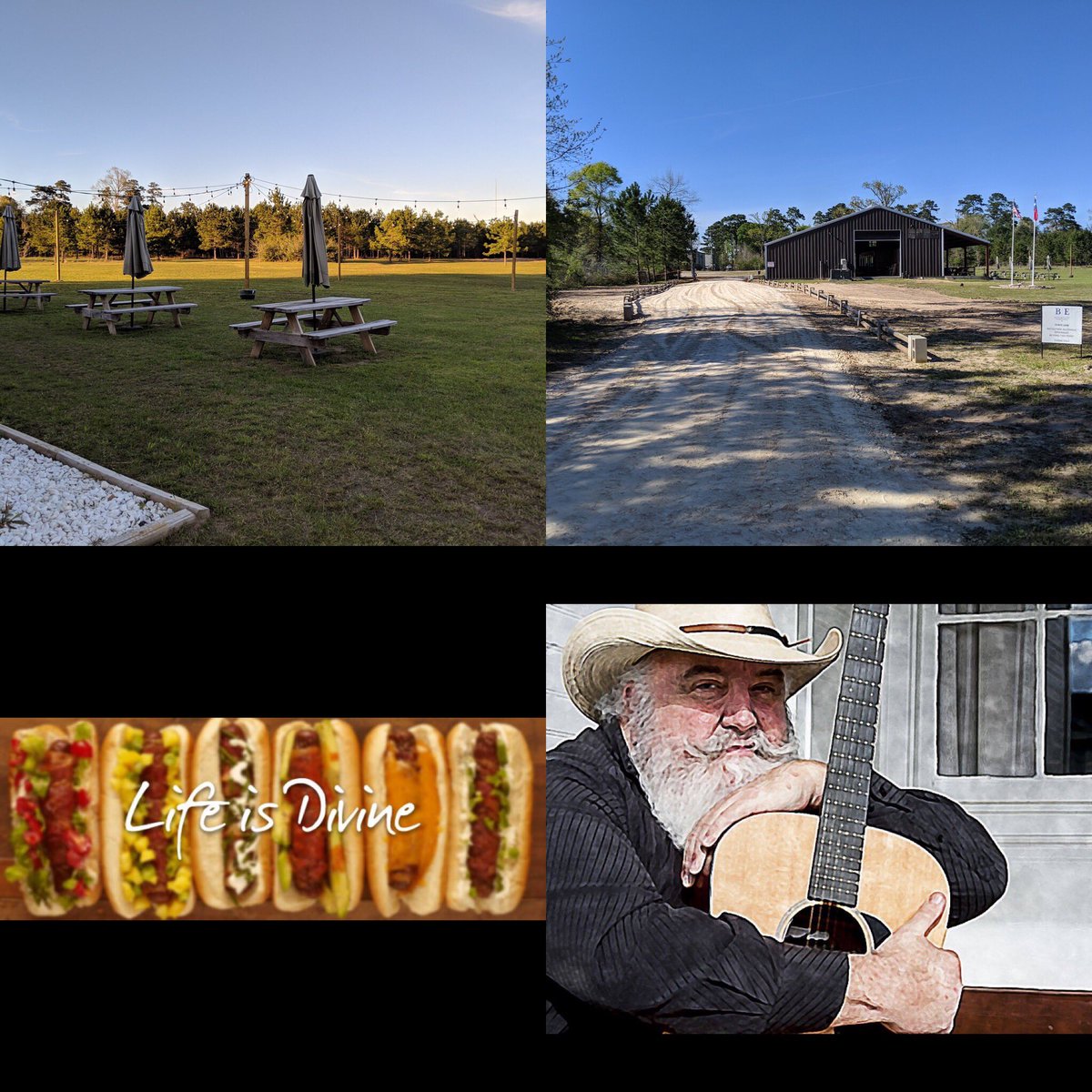 BlueEpiphanyVin's tweet photo. #GoodMorning #Texas it’s a beautiful day for some #wine here in #Conroe.   Come on out to @BlueEpiphanyVin and enjoy the weather with a glass of wine and some #Food from Divine Dogs and a little #LiveMusic from Frank Gilligan. We’re open from 11-10 with #Music starting at 5. https://t.co/3AjbgG1C9M