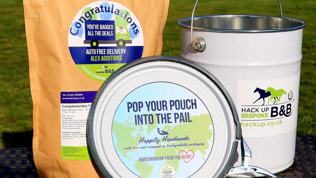 hackupbespoke's tweet image. Biodegradable bespoke is flying, because we all love to feel good about our horse's dogs and the planet we are lucky to live on. #hackupbespokesupplements