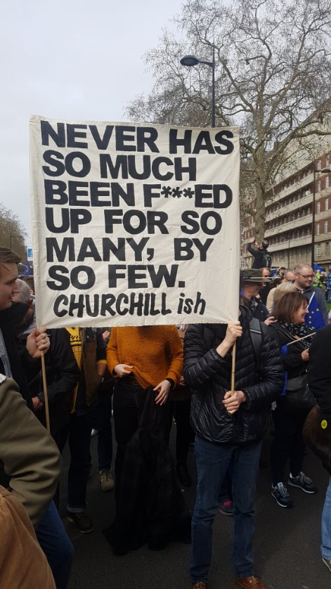 This is a VERY big turnout #peoplesvotemarch
