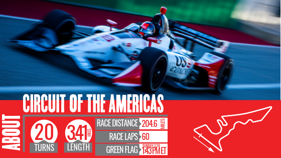 USConcrete's tweet photo. This track is amazing and the race will be very exciting. Check out @MarcoAndretti in the #98 U.S. Concrete Honda and the #AllAndretti team at the iconic @COTA track in Austin, TX this weekend on @NBCSports. #MA98 https://t.co/gtNVcqSHY2