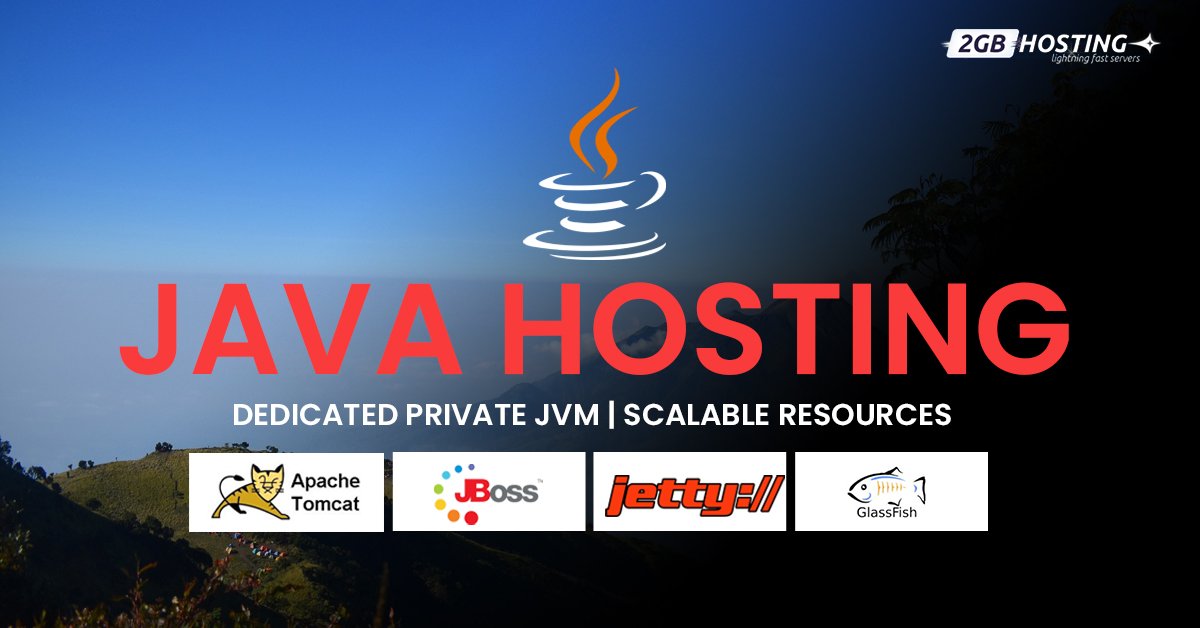 2gbhosting's tweet image. We provide Java Shared Hosting With Secure and Dedicated Private JVM. All our java hosting plans are designed to meet the requirement of every client.
For more info visit: 2gbhosting.com/java-hosting
#JavaSharedHosting #2gbhosting #Javahosting